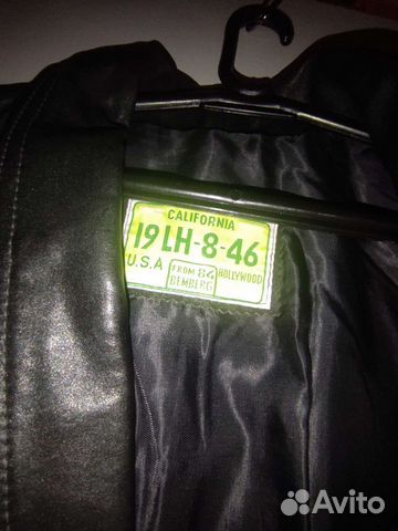 Куртка натуральная кожанная США винтаж 80е объявление продам