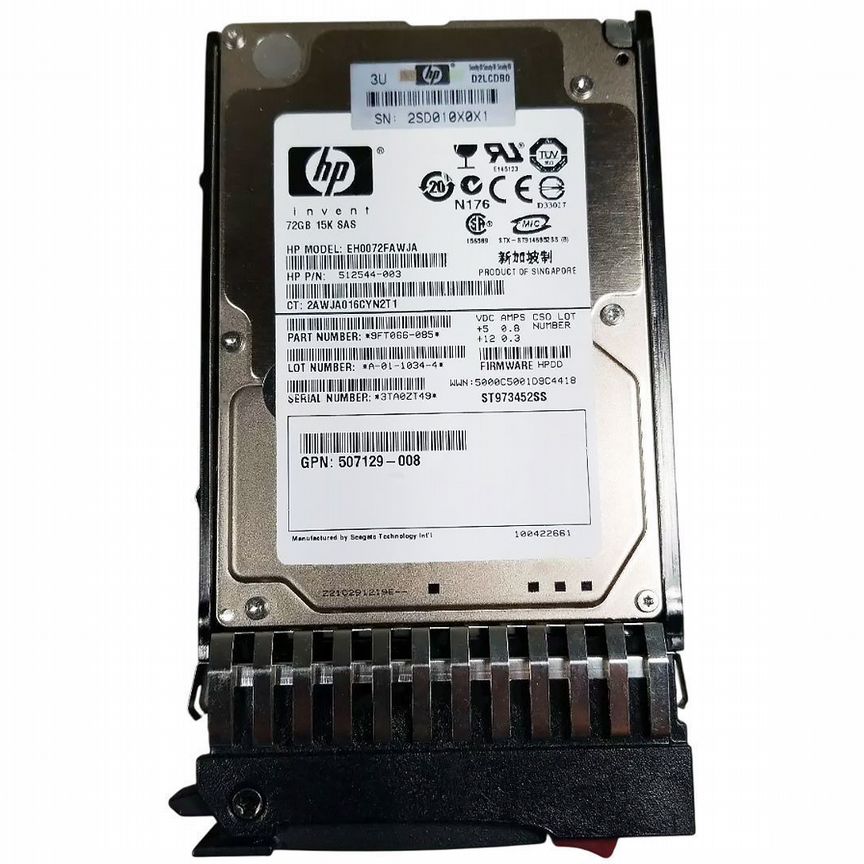 [EH0072FAWJA] Жесткий Диск Hp 72gb Sas 2,5" Hdd Eh0072fawja