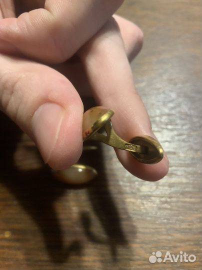 Запонки с камнем, СССР