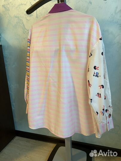 Рубашка пэчворк (оверсайз)