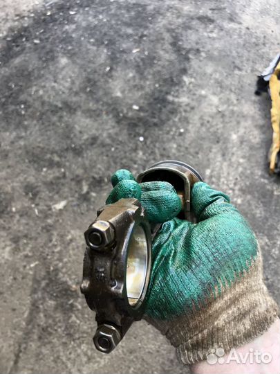 Поршень с шатуном киа рио 2 G4EE 1.4 литра