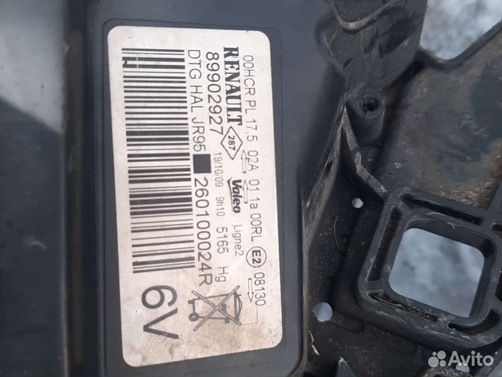 Фара Рено Сценик 3 оригинал