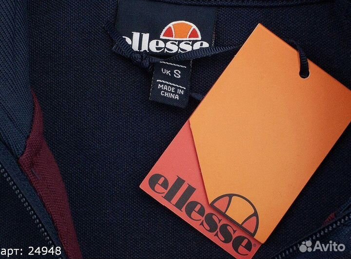 Олимпийка Ellesse rimini bordo бордовая