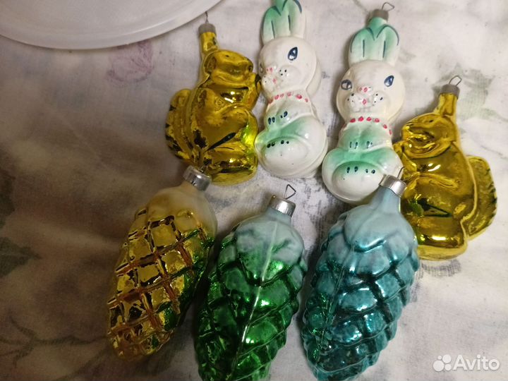 Советские елочные игрушки для Светланы