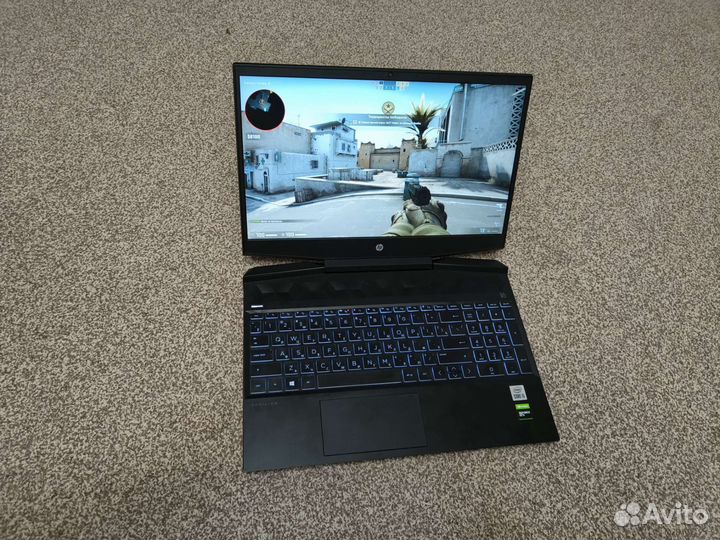 Игровой HP i5-10300H +16GB +SSD512 +GTX 1650TI 4GB