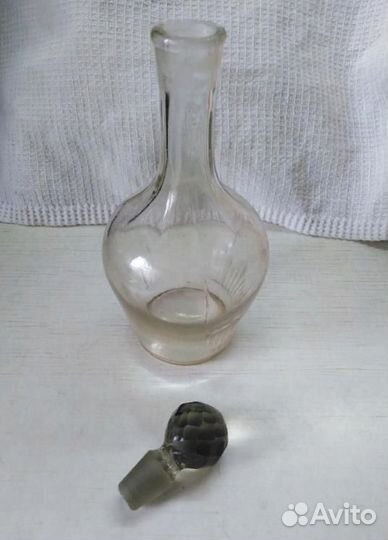 Графинчик по водочку СССР. Толстое стекло