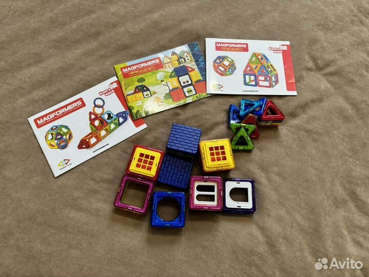 Магнитный конструктор magformers 2 набора пакетом