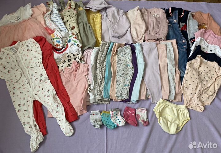 Пакет вещей на девочку 74 – 80