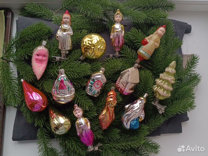 Елочные игрушки СССР