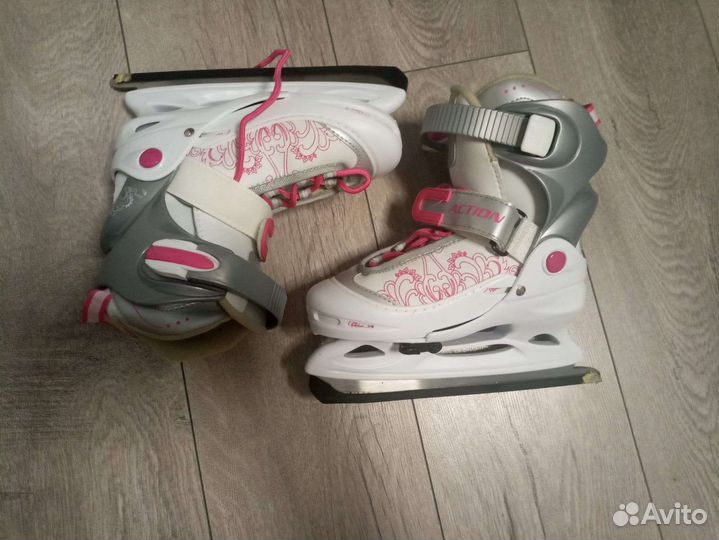Коньки детские раздвижные 30 33