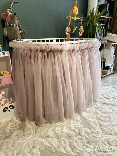 Балдохин юбка на кроватку