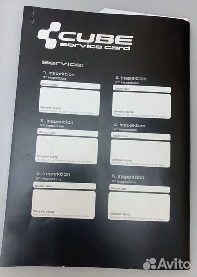 Инструкция и паспорт для Cube Attention