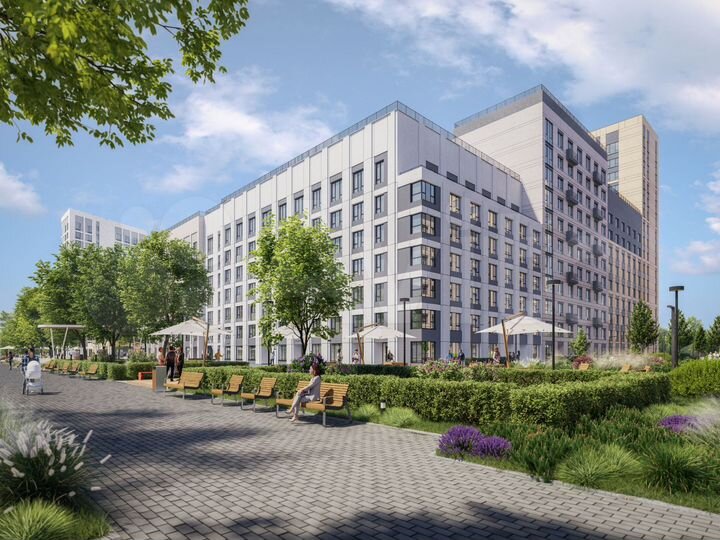 2-к. квартира, 64,3 м², 2/16 эт.