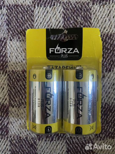 Аккумуляторные батарейки Forza D 1,5 v