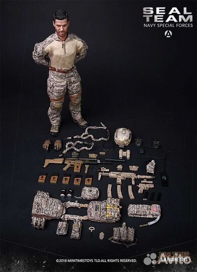 Коллекционная фигурка MiniTimes US seal team Navy