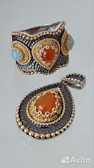 Набор золото серебро