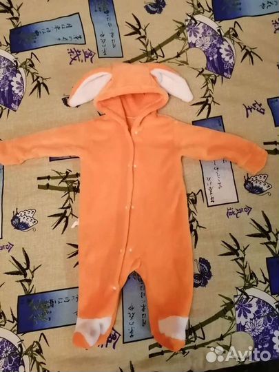 Комбинезон зайчика и лисички р. 68