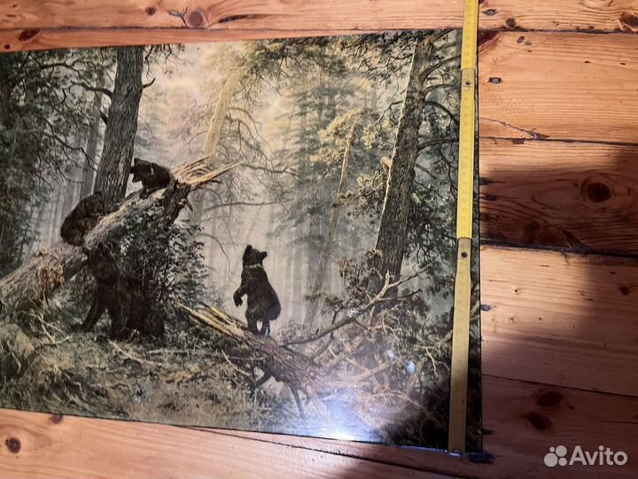 Картина Лаковая 74х48 см Старинная