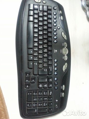 Клавиатура беспроводная мультимедийная Logitech