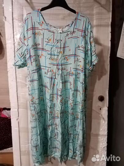 Вещи сумкой пакетом много 52 54 56 платье леопард