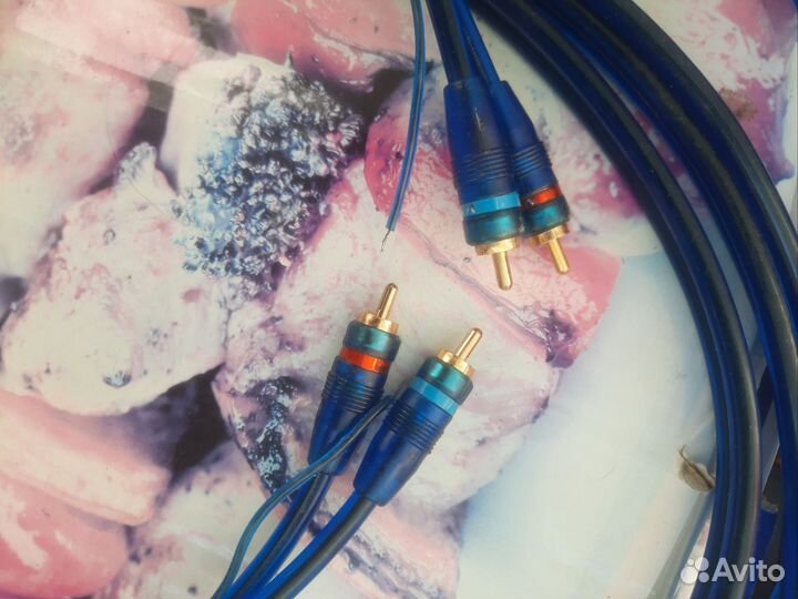 Межблочный кабель 2 rca 2rca velas. 6 метров