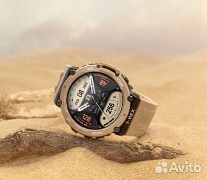 Часы Xiaomi Amazfit T-Rex 2 Desert Khaki - Новые