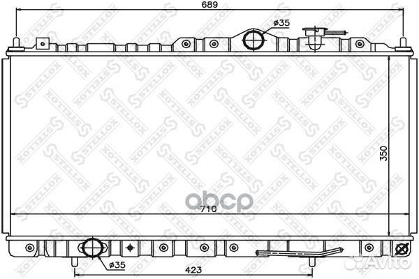 10-26692-SX радиатор системы охлаждения МКПП C