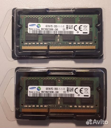 Samsung DDR3 4Gb So-dimm 12800S 1600 MHz 1,5V