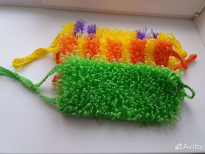 Мочалка ручной работы