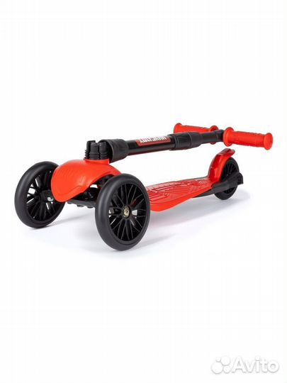 Самокат детский baby красный