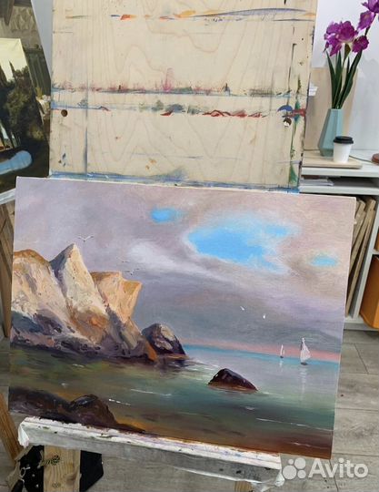 Картина масло холст на картоне 30 х 40 см