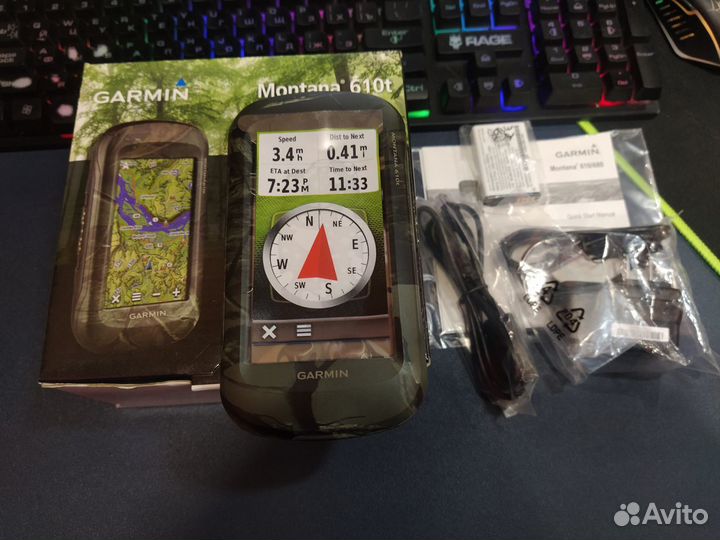 Универсальный навигатор Garmin Montana 610t Camo