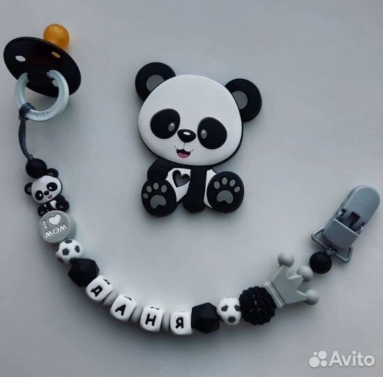 Именной держатель для соски