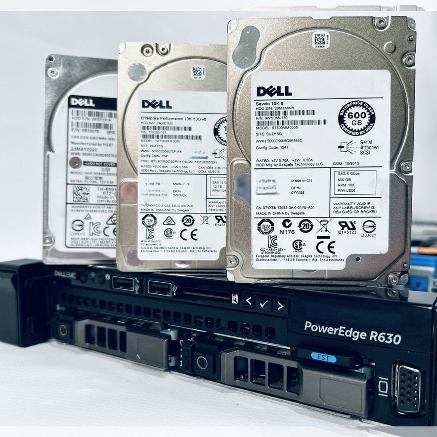 [R630] Сервер Dell 8sff 2*2697v4 64gb 2400 R630