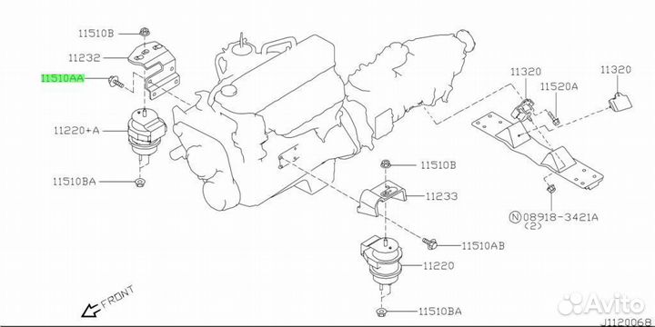 Болт под заказ С японии 15-30 дней