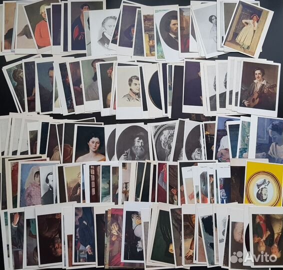 Открытки СССР одним лотом Портреты Люди 970 шт