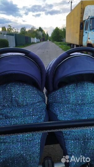 Коляска для двойни