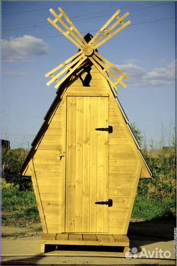 Дачный туалет с лебедем мтв 832