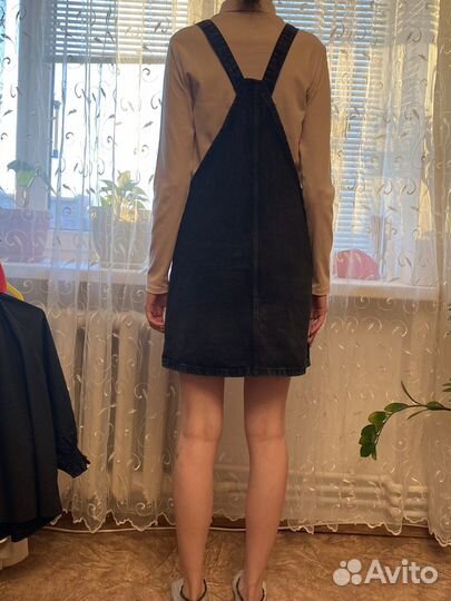 Джинсовый комбинезон