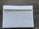Белый почтовые конверты с клейкой лентой 23*16