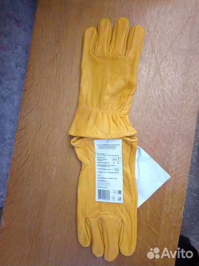 Перчатки рабочие кожаные