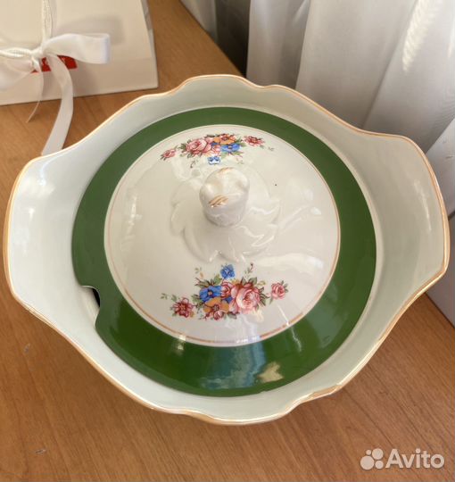 Супница и соусник. Дулево. СССР