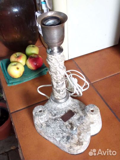 Мраморная лампа нквд Ампир