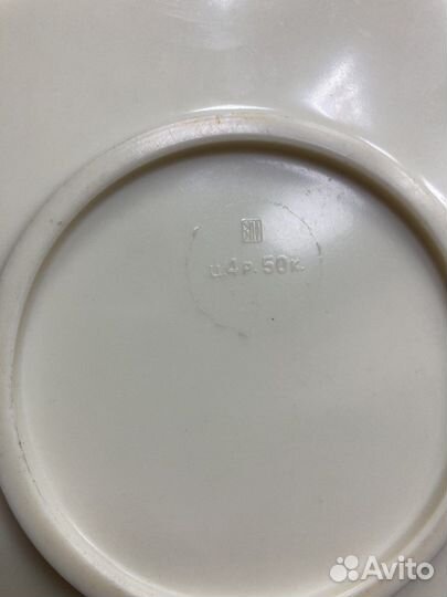 Тарелка панно пластик СССР