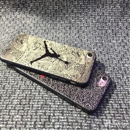 Силиконовые чехлы Jordan для iPhone 5/6/7