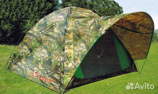 Палатка 3х местная с козырьком