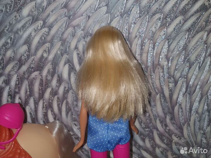 Кукла Barbie на лошади