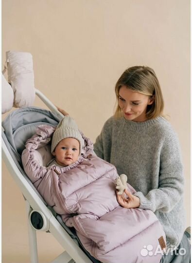 Зимний конверт в коляску