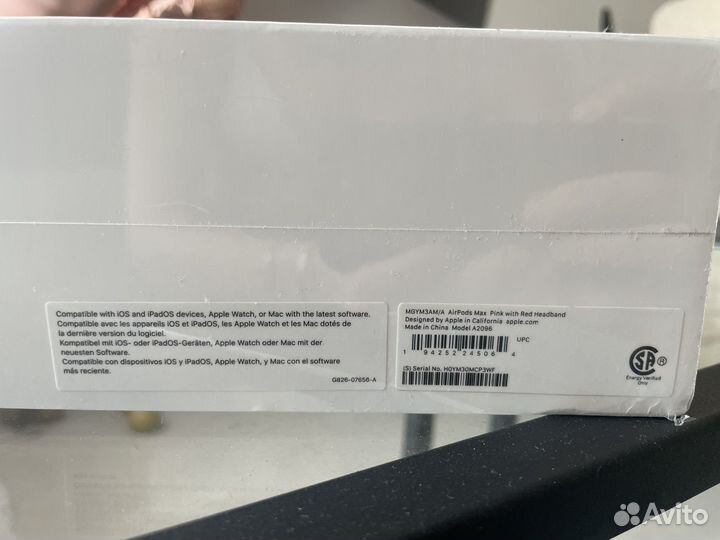 Airpods max Pink with red headband