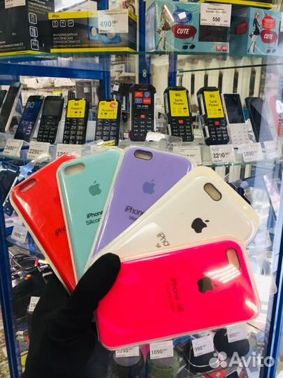 Чехлы Soft-Touch iPhone/Samsung/Honor